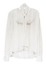 画像をギャラリービューアに読み込む, レディースギミック ブラウス/能崎愛さんモデル(ストール付き)