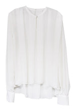 画像をギャラリービューアに読み込む, レディースギミック ブラウス/能崎愛さんモデル(ストール付き)