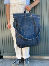 Load image into Gallery viewer, 3way denim bag (shoulder, shoulder, handheld) reversible